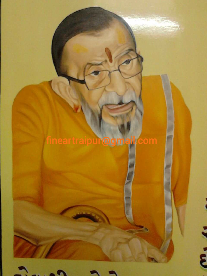 FINE ART RAIPUR canvas Portrait Painting